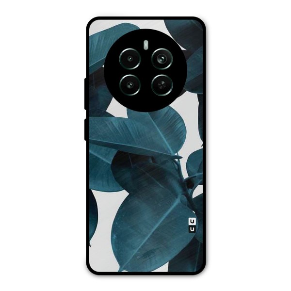 Very Aesthetic Leafs Metal Back Case for Realme 12 Plus