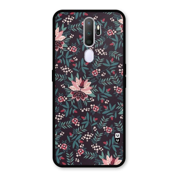 Very Leafy Pattern Metal Back Case for Oppo A9 (2020)