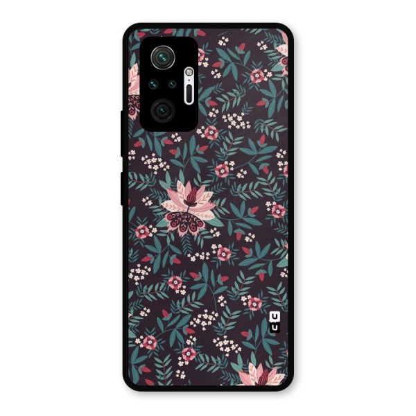 Very Leafy Pattern Metal Back Case for Redmi Note 10 Pro