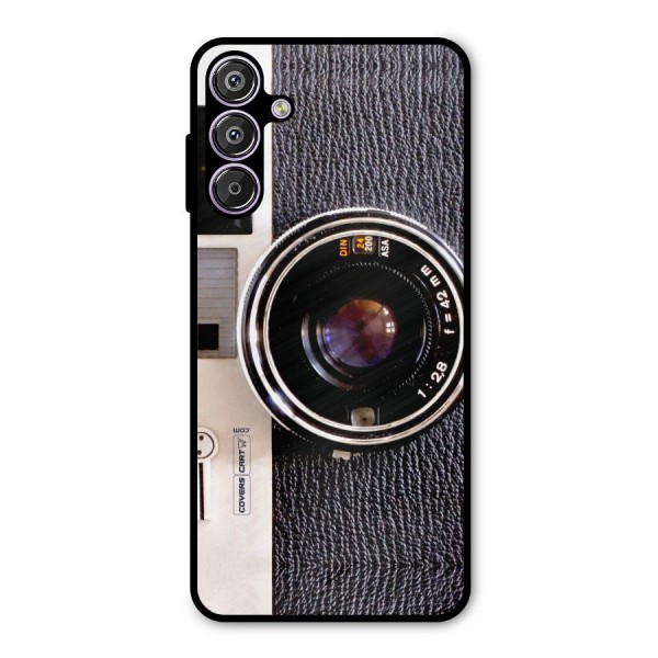 Vintage Camera Metal Back Case for Galaxy F15
