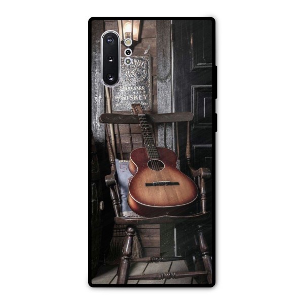 Vintage Chair Guitar Metal Back Case for Galaxy Note 10 Plus