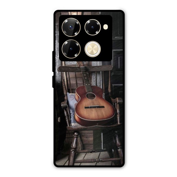 Vintage Chair Guitar Metal Back Case for Infinix Note 40 Pro
