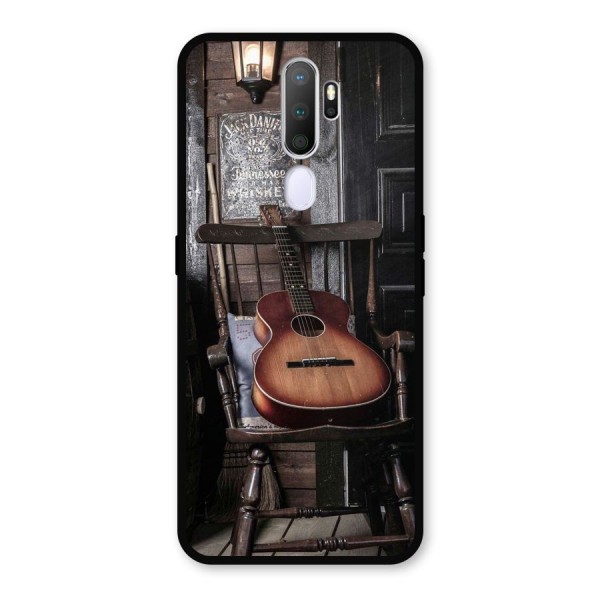 Vintage Chair Guitar Metal Back Case for Oppo A9 (2020)