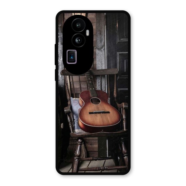 Vintage Chair Guitar Metal Back Case for Oppo Reno10 Pro Plus
