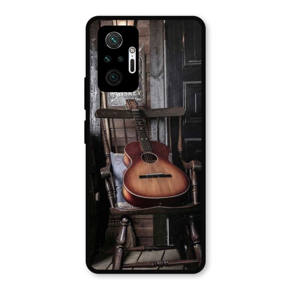 Vintage Chair Guitar Metal Back Case for Redmi Note 10 Pro
