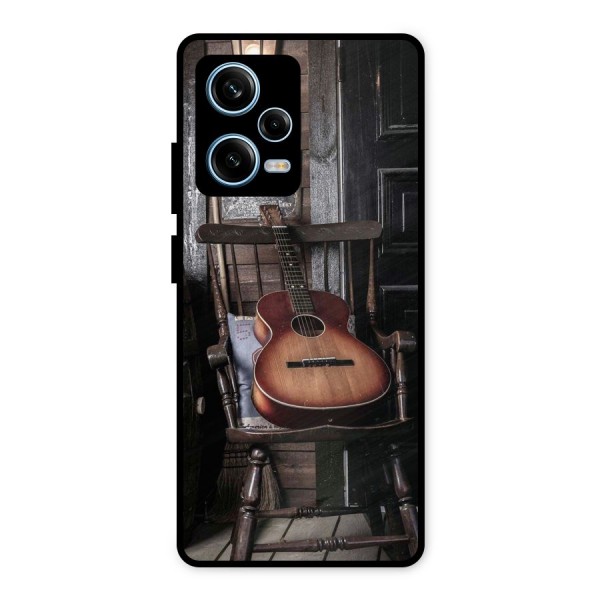 Vintage Chair Guitar Metal Back Case for Redmi Note 12 Pro