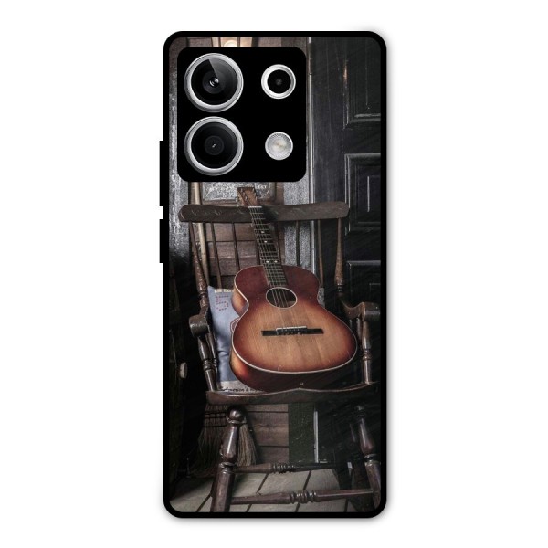 Vintage Chair Guitar Metal Back Case for Redmi Note 13 5G