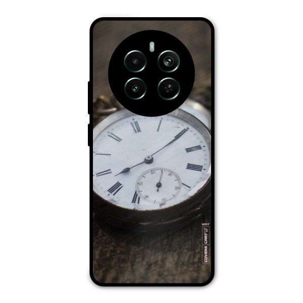 Vintage Clock Metal Back Case for Realme 12 Plus
