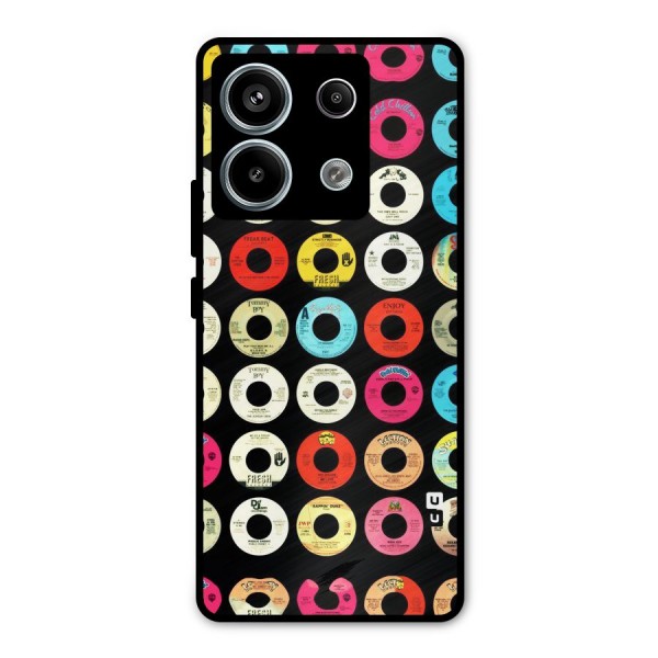 Vintage Collection CDs Metal Back Case for Redmi Note 13 Pro 5G