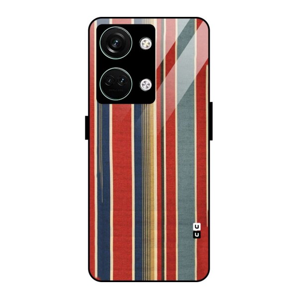 Vintage Disort Stripes Glass Back Case for Oneplus Nord 3