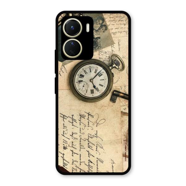 Vintage Key And Compass Metal Back Case for Vivo Y56