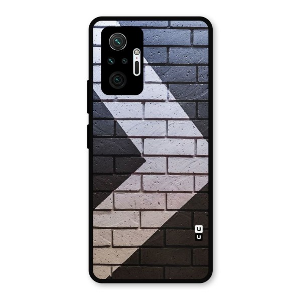 Wall Arrow Design Metal Back Case for Redmi Note 10 Pro