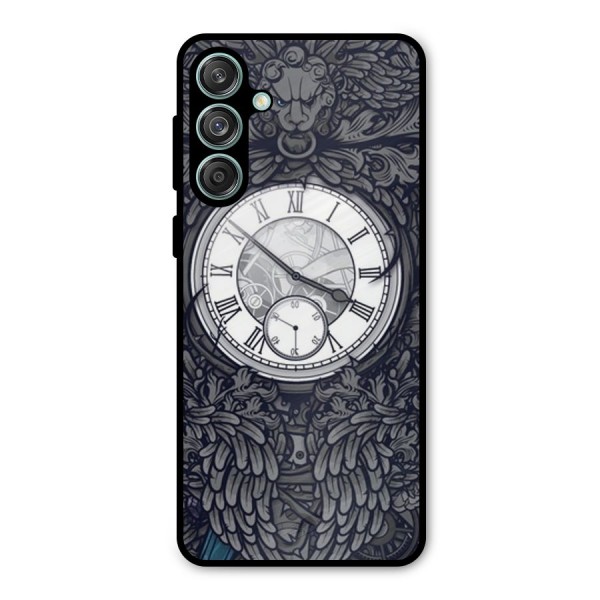 Wall Clock Metal Back Case for Galaxy M55 5G