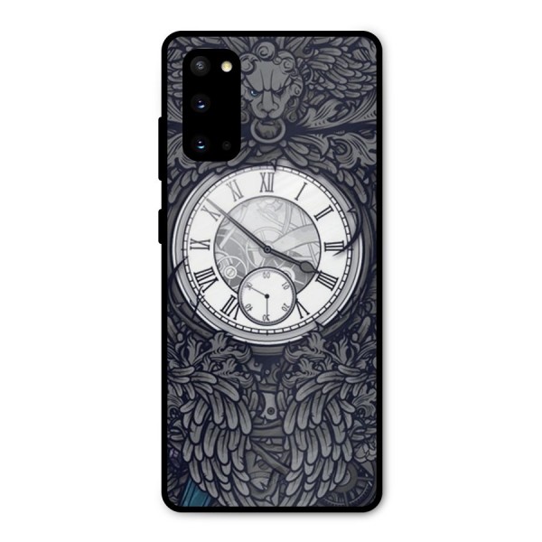 Wall Clock Metal Back Case for Galaxy S20