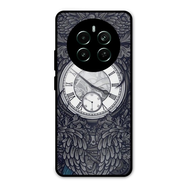 Wall Clock Metal Back Case for Realme 12 Plus