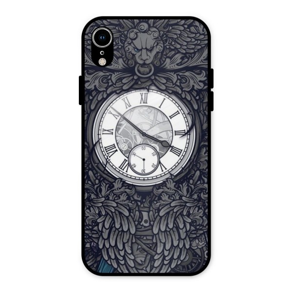 Wall Clock Metal Back Case for iPhone XR