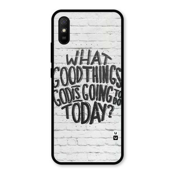 Wall Good Metal Back Case for Redmi 9i