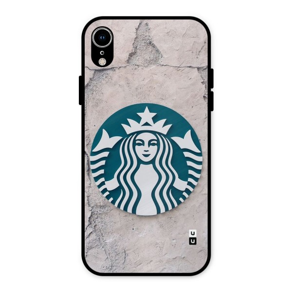 Wall StarBucks Metal Back Case for iPhone XR