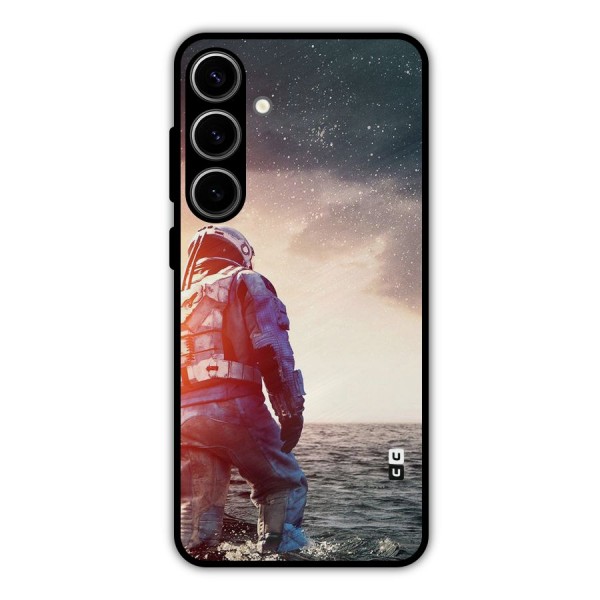Water Astronaut Metal Back Case for Galaxy S24 Plus