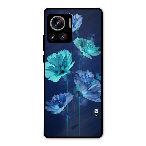 Water Flowers Metal Back Case for Motorola Edge 30 Ultra