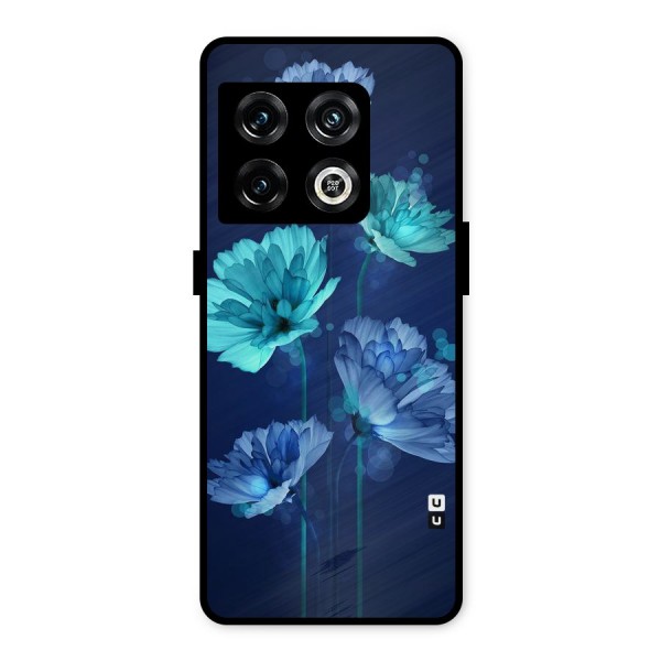Water Flowers Metal Back Case for OnePlus 10 Pro 5G