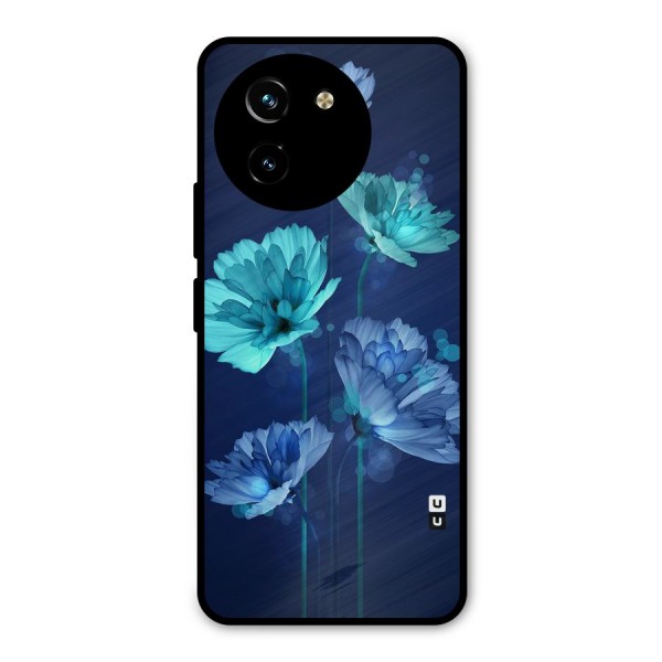 Water Flowers Metal Back Case for Vivo Y200i