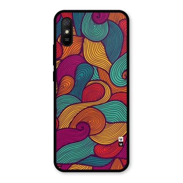 Whimsical Colors Metal Back Case for Redmi 9i