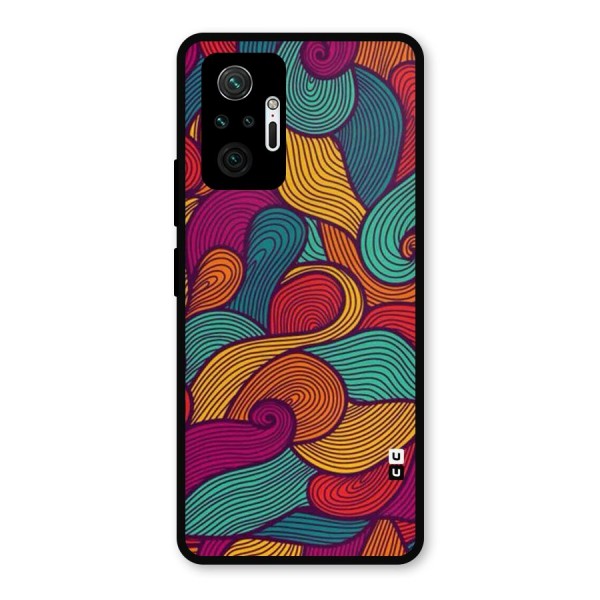 Whimsical Colors Metal Back Case for Redmi Note 10 Pro