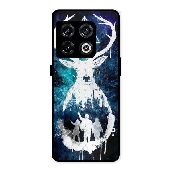 White Deer Metal Back Case for OnePlus 10 Pro 5G