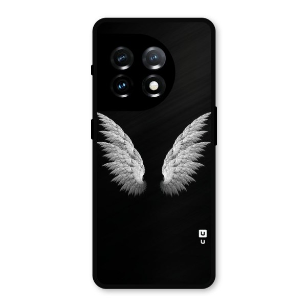 White Wings Metal Back Case for OnePlus 11