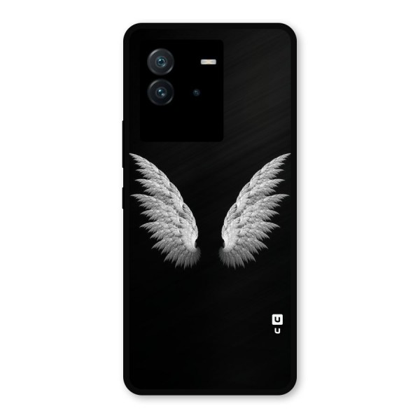 White Wings Metal Back Case for iQOO Neo 6 5G