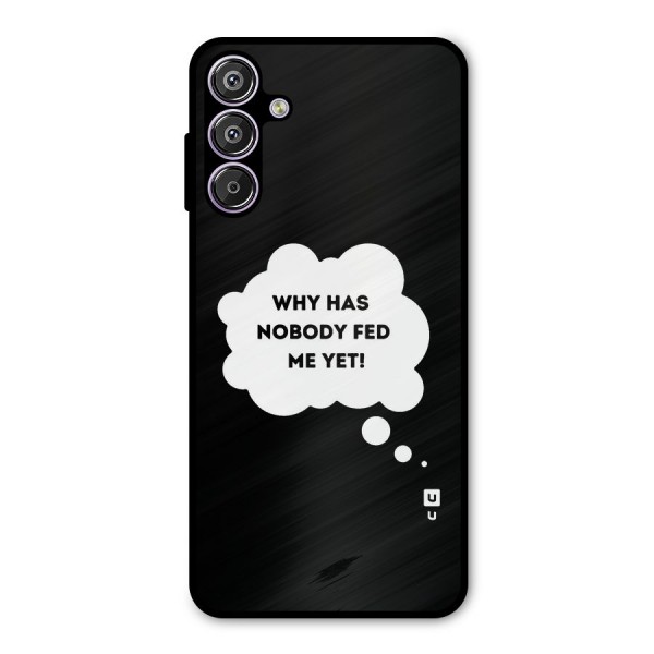 Why No Food Yet Metal Back Case for Galaxy M15