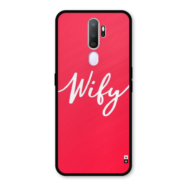 Wify Metal Back Case for Oppo A9 (2020)