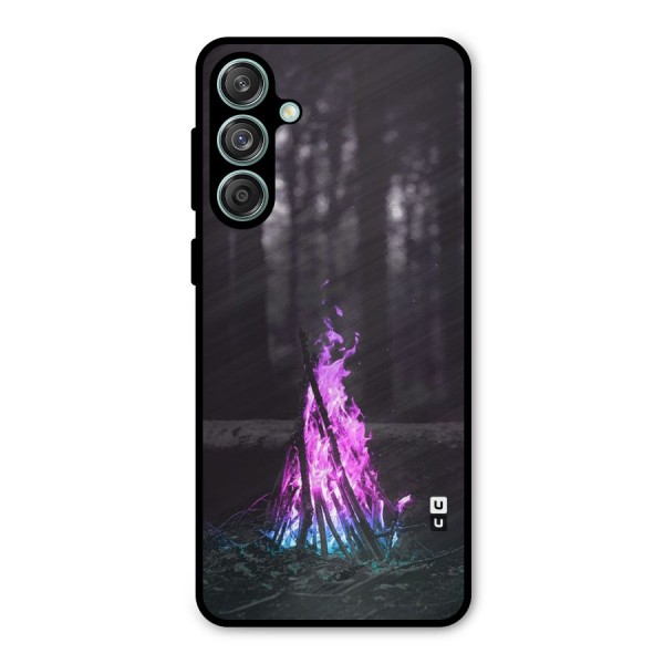 Wild Fire Metal Back Case for Galaxy M55 5G