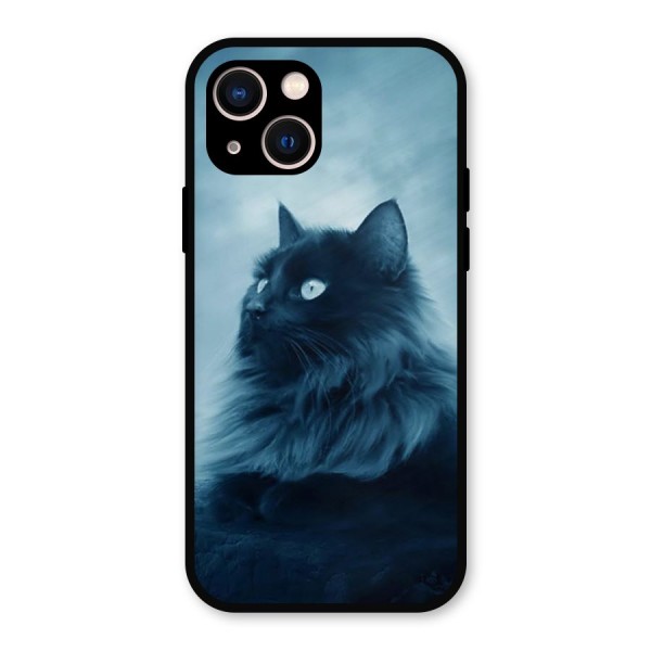 Wild Forest Cat Metal Back Case for iPhone 13