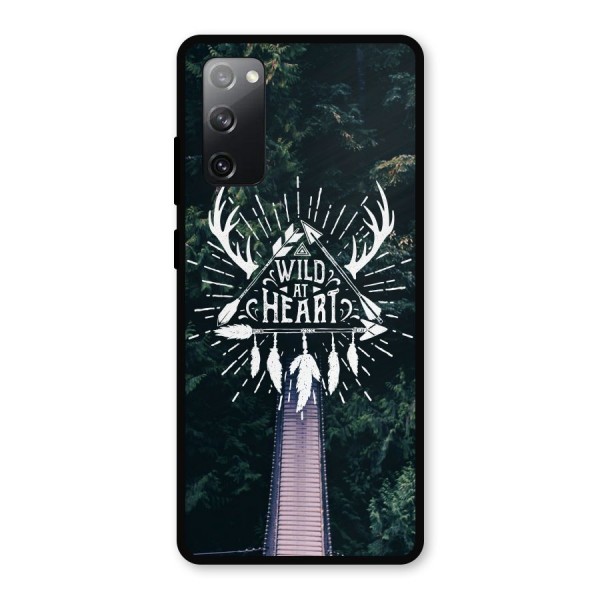 Wild Heart Metal Back Case for Galaxy S20 FE