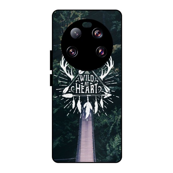 Wild Heart Metal Back Case for Xiaomi 13 Ultra