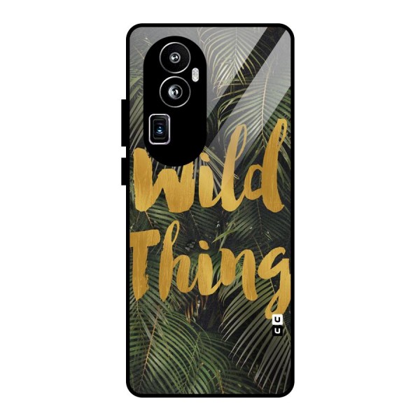 Wild Leaf Thing Glass Back Case for Oppo Reno10 Pro Plus