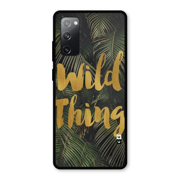 Wild Leaf Thing Metal Back Case for Galaxy S20 FE