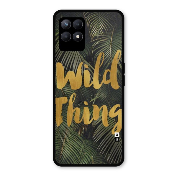 Wild Leaf Thing Metal Back Case for Realme Narzo 50