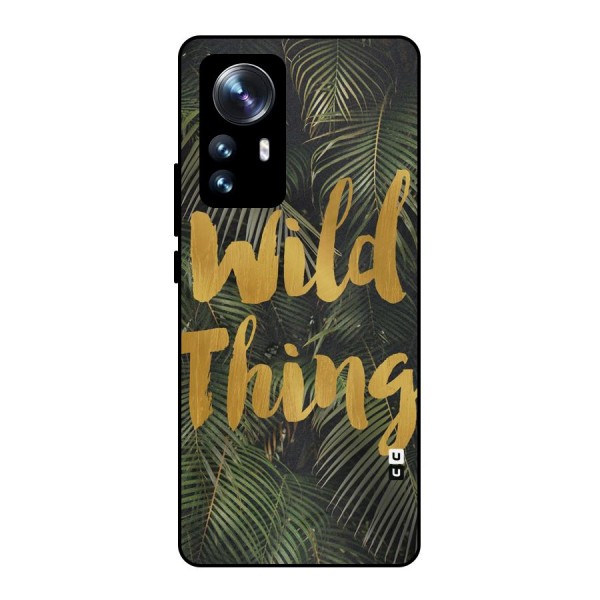 Wild Leaf Thing Metal Back Case for Xiaomi 12 Pro