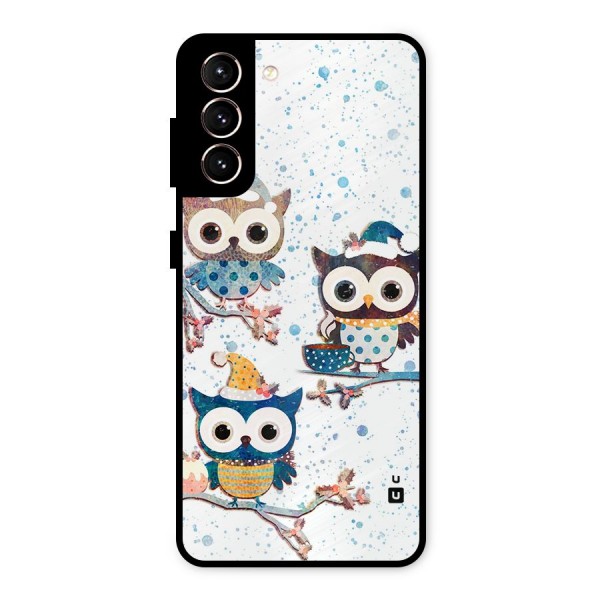 Winter Owls Metal Back Case for Galaxy S21 5G