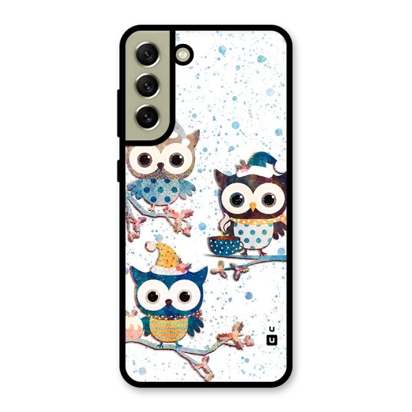 Winter Owls Metal Back Case for Galaxy S21 FE 5G (2023)
