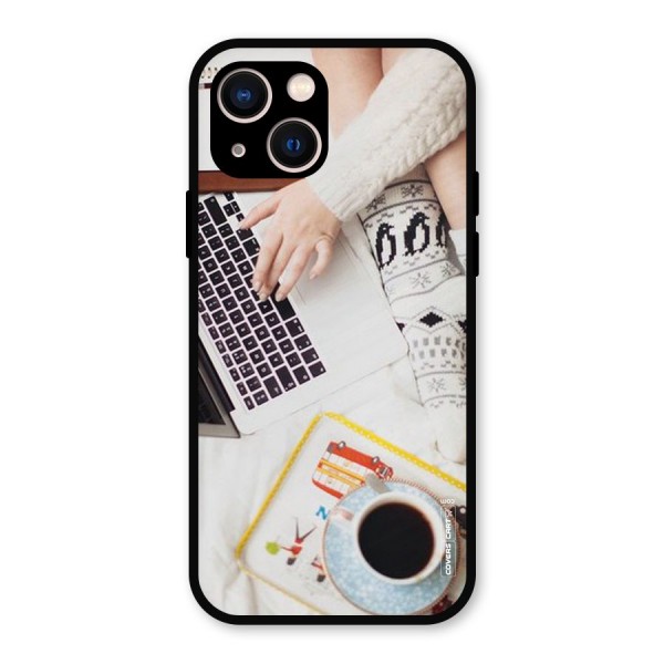 Winter Relaxation Metal Back Case for iPhone 13