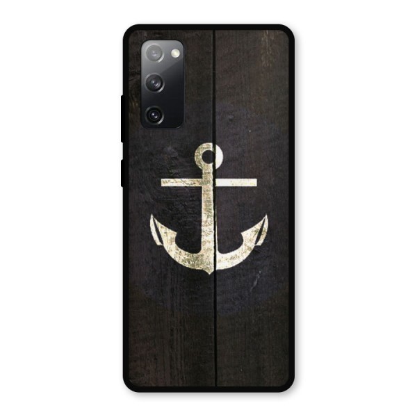 Wood Anchor Metal Back Case for Galaxy S20 FE