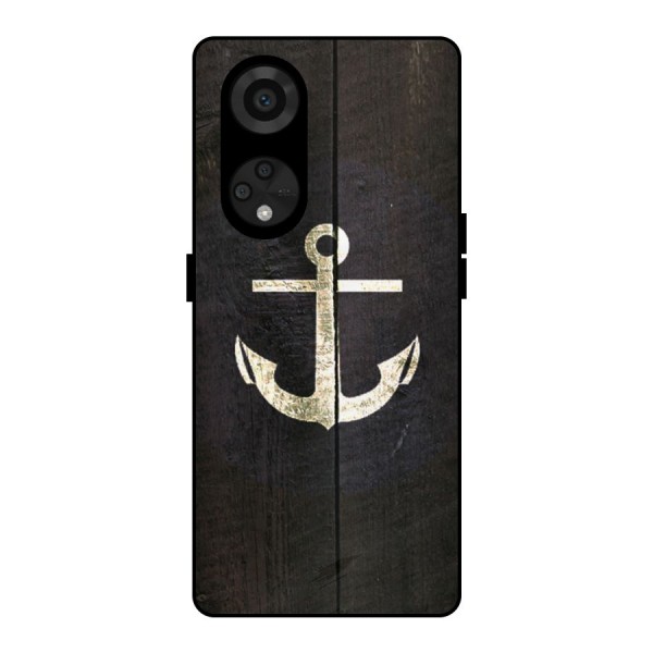 Wood Anchor Metal Back Case for Reno8 T 5G