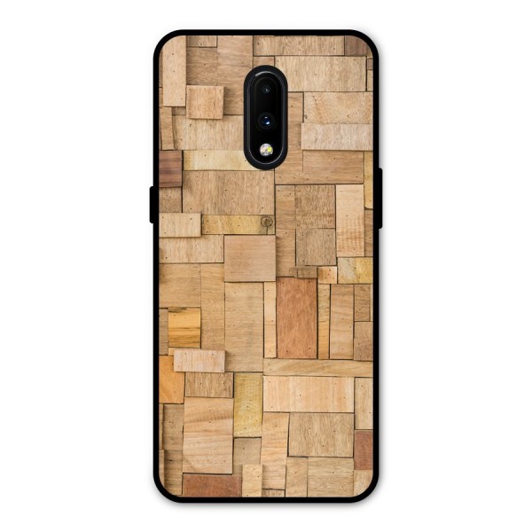 Wooden Blocks Metal Back Case for OnePlus 7