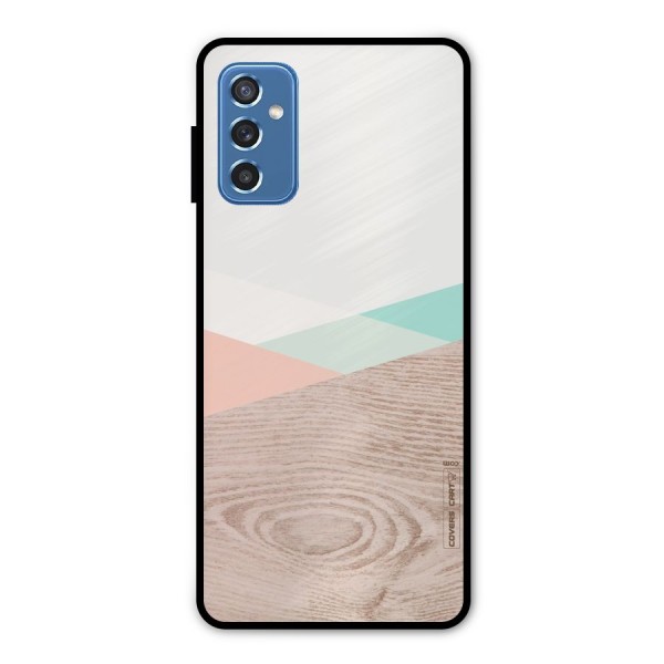 Wooden Fusion Metal Back Case for Galaxy M52 5G
