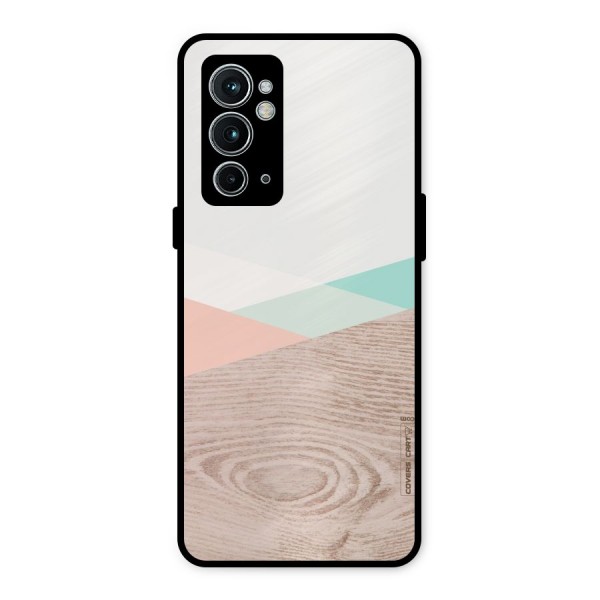 Wooden Fusion Metal Back Case for OnePlus 9RT 5G
