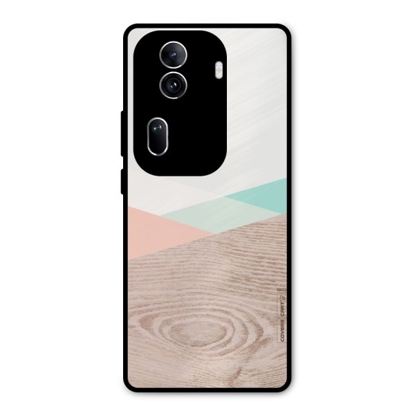 Wooden Fusion Metal Back Case for Oppo Reno11 Pro 5G
